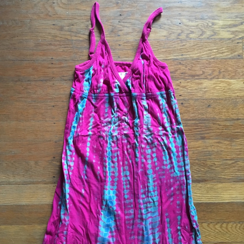 Bright and fun tie dye beach dress by Billbong